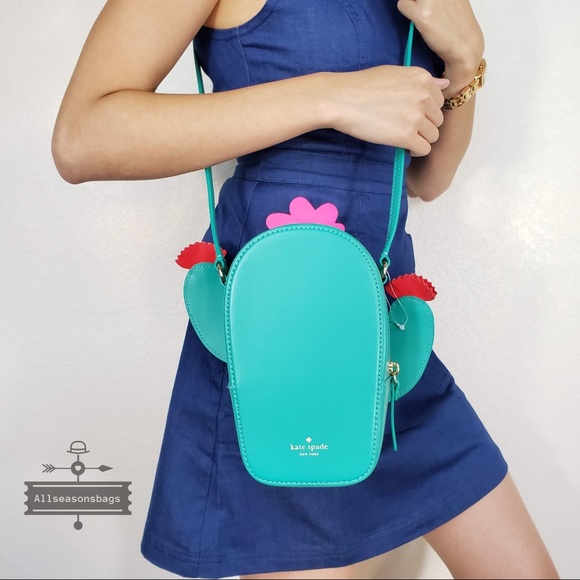 NWT Kate Spade lizard new horizons cactus bag - Picture 4 of 6